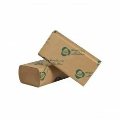 Eco Green Recycled Multifold Paper Towels, 1-ply, 250 Sheets/Pack, 16 Packs/Carton (APVEK416)